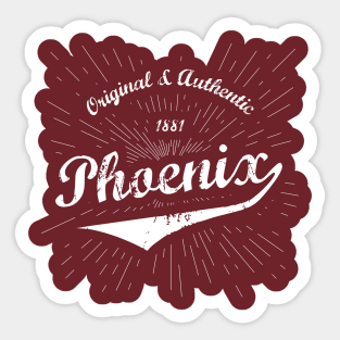 Original Phoenix City Shirt Sticker